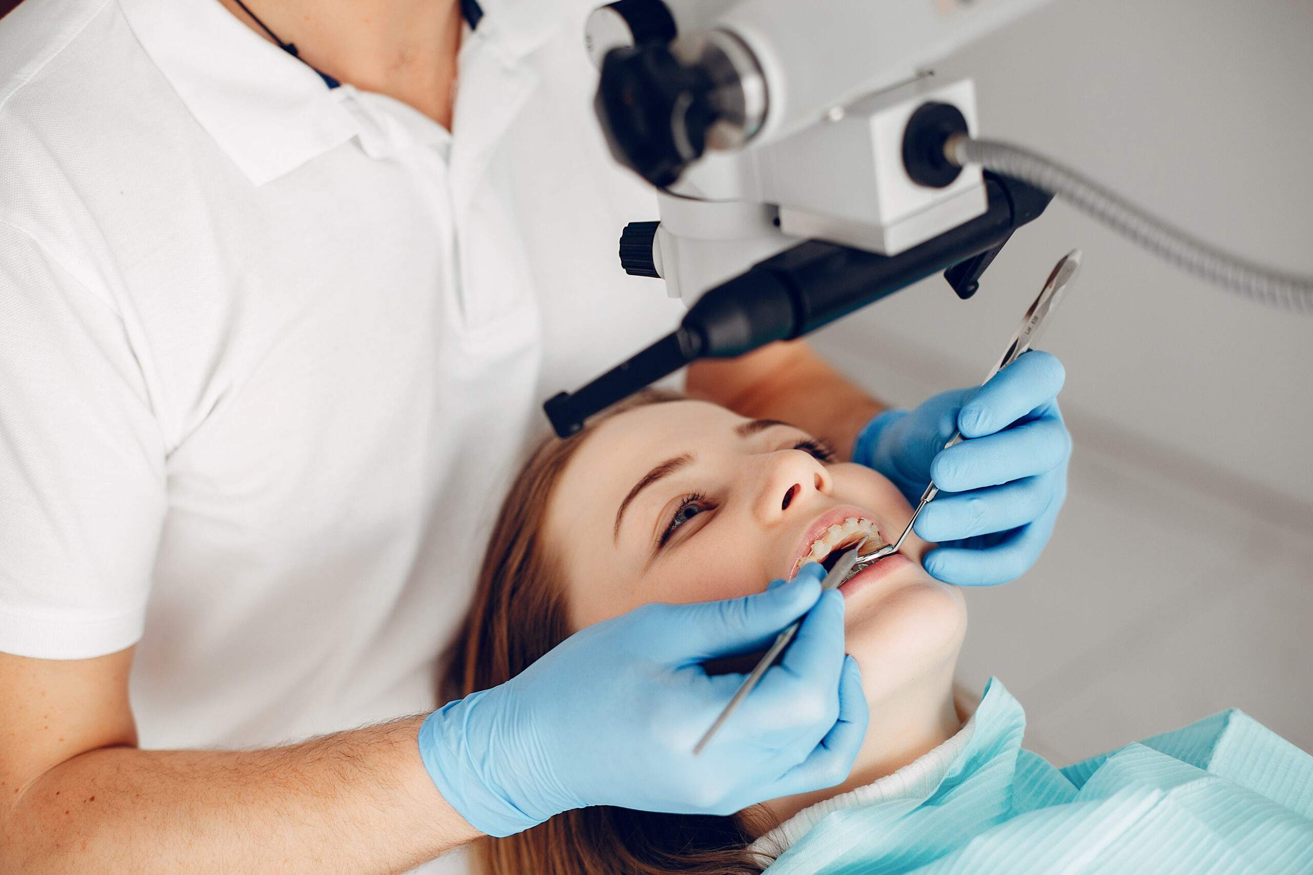 Paciente en clínica dental